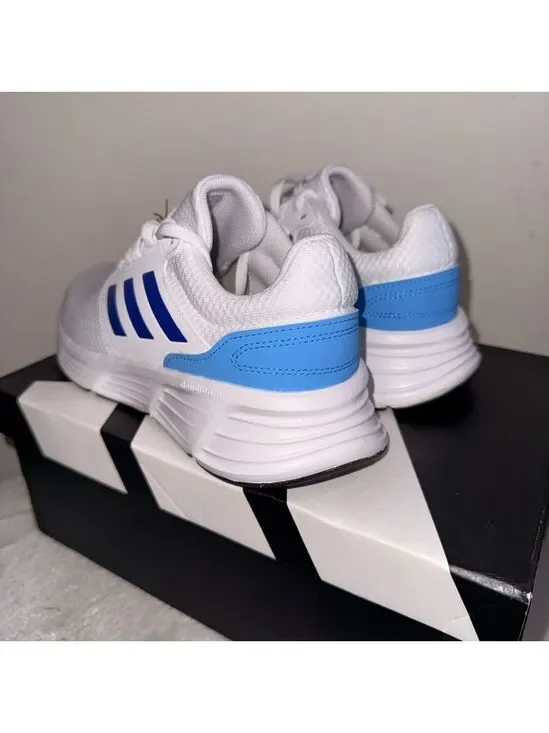 Adidas Galaxy 6 M Running Shoes White/Blue - Men’s 8.5 - New in Box - Picture 3 of 9